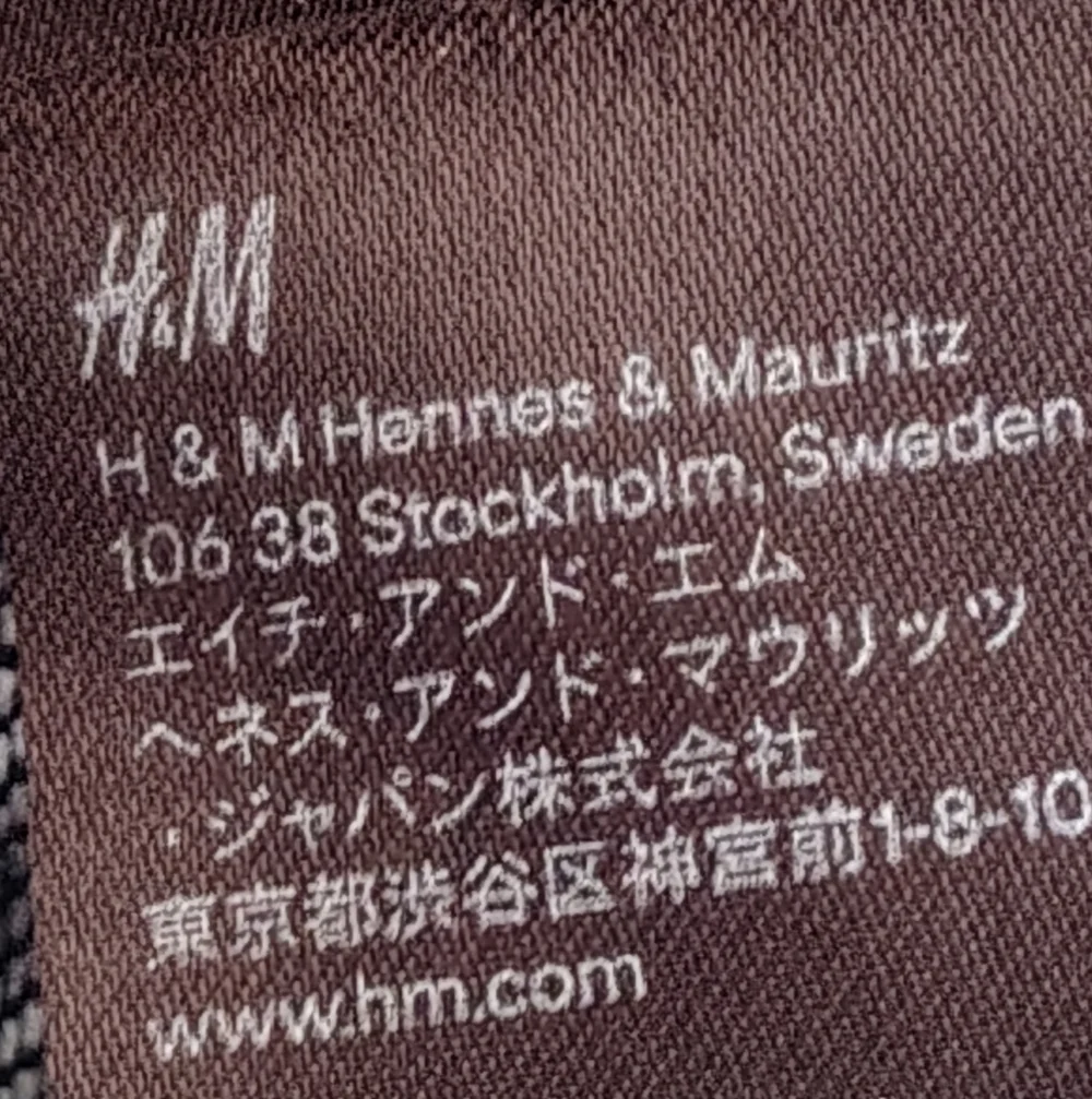 H & M Men's Dark Blue Jeans Size 34